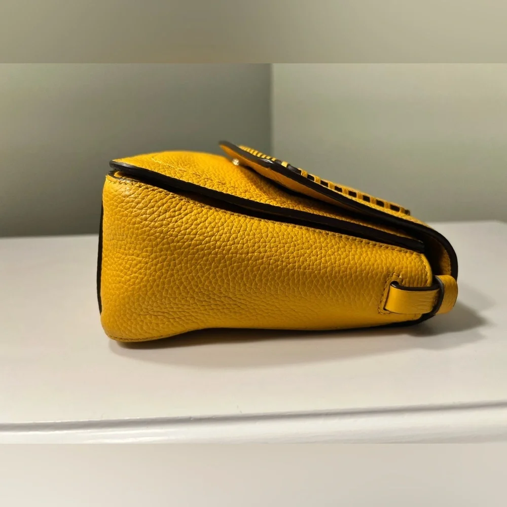 Kate Spade Mustard Yellow Leather Crossbody Bag